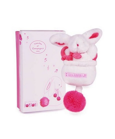 DOUDOU ET COMPAGNIE LAPIN FRAISE AVEC BEBE SOS