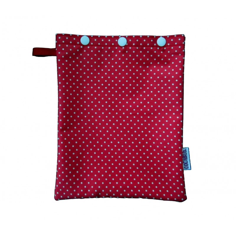 Sac à lingettes imperméable ROUGE