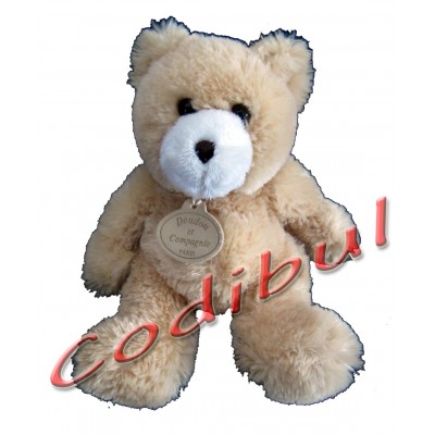 DOUDOU ET COMPAGNIE ours beige peluche