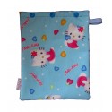 Sac à lingettes HELLO KITTY FLANELLE