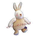 SUCRE D'ORGE lapin jaune hochet