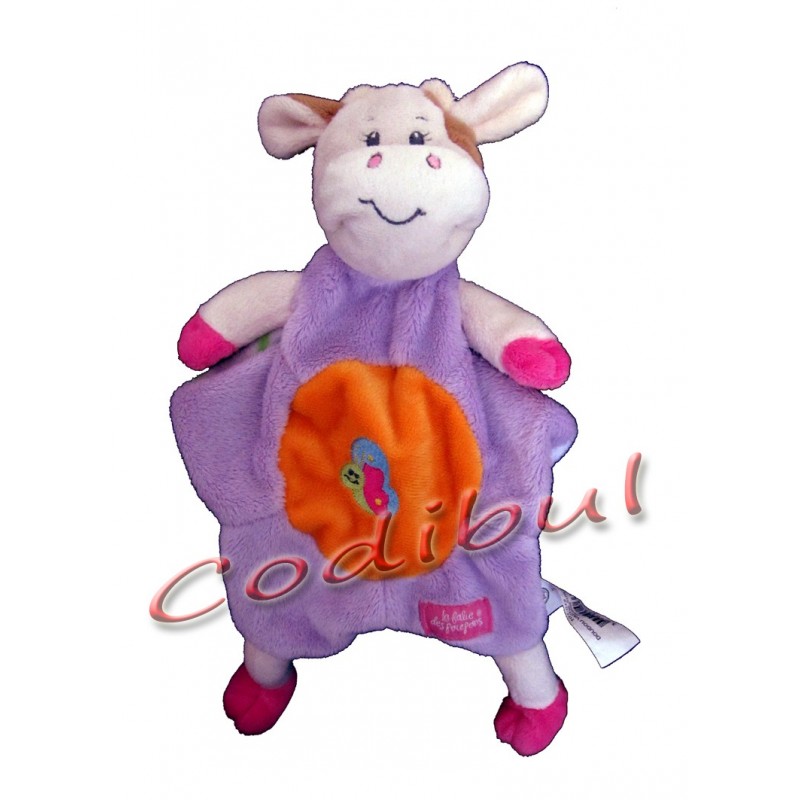 DOUDOU POUPEE FILLE ROSE NOUNOURS