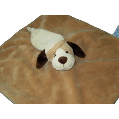 GIPSY doudou plat chien marron pattes empreintes