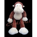 NICOTOY Grand Doudou singe marron