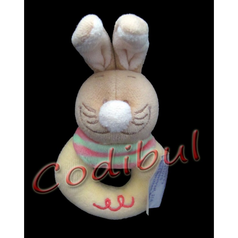 NOUKIE'S DOUDOU LAPIN FOULARD HOCHET