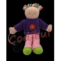 TROUSSELIER doudou fille pull mauve chien