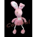 CONFETTI Doudou Mon petit lapin rose