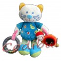 NICOTOY DOUDOU ACTIVITES CHAT BLEU HOCHET ESCARGOT