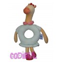 MOULIN ROTY doudou hochet girafe "les loustics"