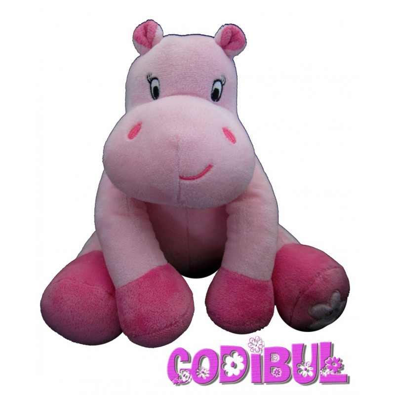 BEBISOL hippopotame rose arthur et lola grelot