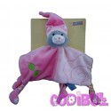 DOUDOU POUPEE FILLE ROSE NOUNOURS