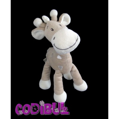 MOTS D'ENFANTS DOUDOU GIRAFE beige