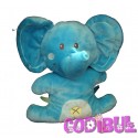 NICOTOY DOUDOU SEMI PLAT ELEPHANT BLEU