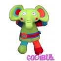 BABYSUN Doudou éléphant colorado hochet