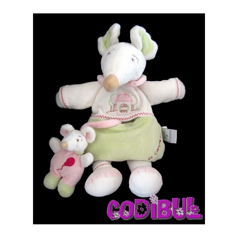 DOUDOU ET COMPAGNIE PANTIN SOURIS BARBOTINE