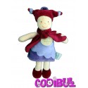 DOUDOU ET COMPAGNIE Lutin fée mauve bordeau