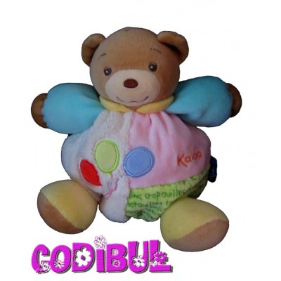 KALOO Doudou ours patapouf ballons