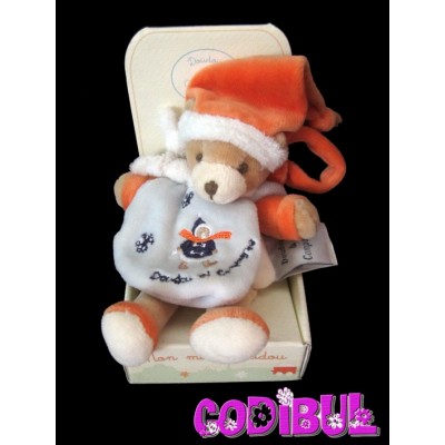 DOUDOU ET COMPAGNIE MINI DOUDOU OURS A LA NEIGE