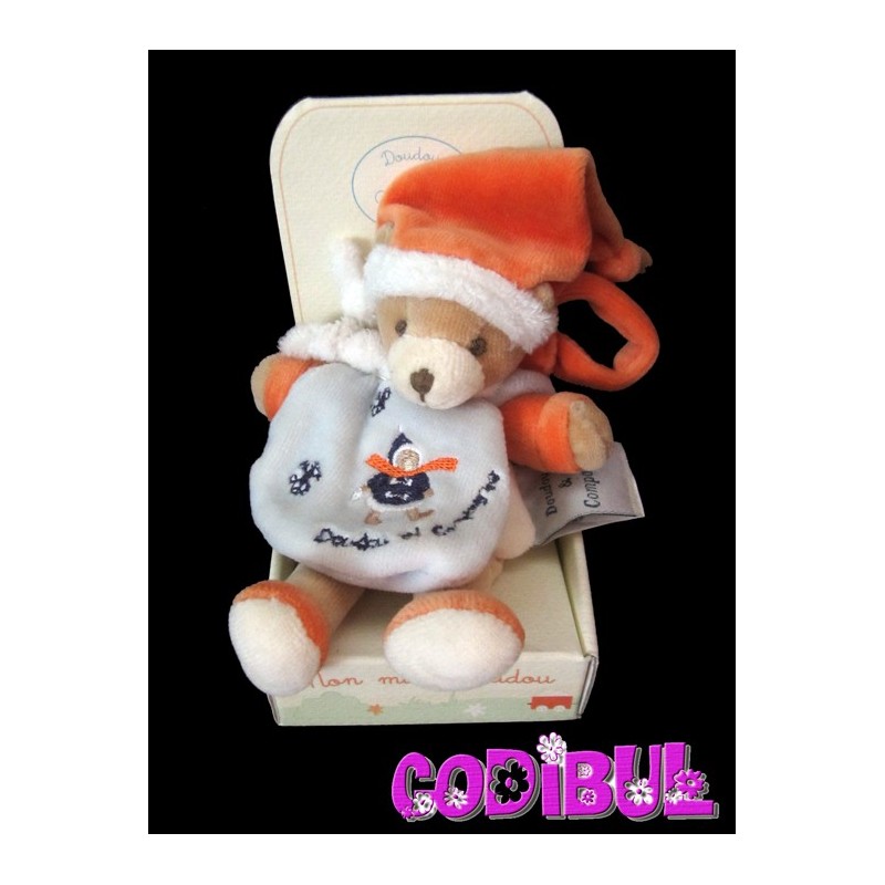 DOUDOU ET COMPAGNIE MINI DOUDOU OURS A LA NEIGE