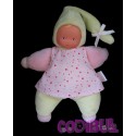 DOUDOU POUPEE COROLLE Rose