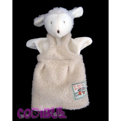 MOULIN ROTY Marionnette Albert le mouton Grande Famille