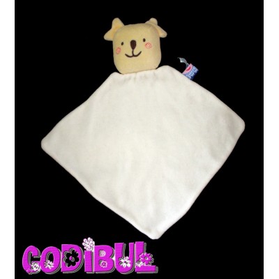 SUCRE D'ORGE Doudou plat koala blanc