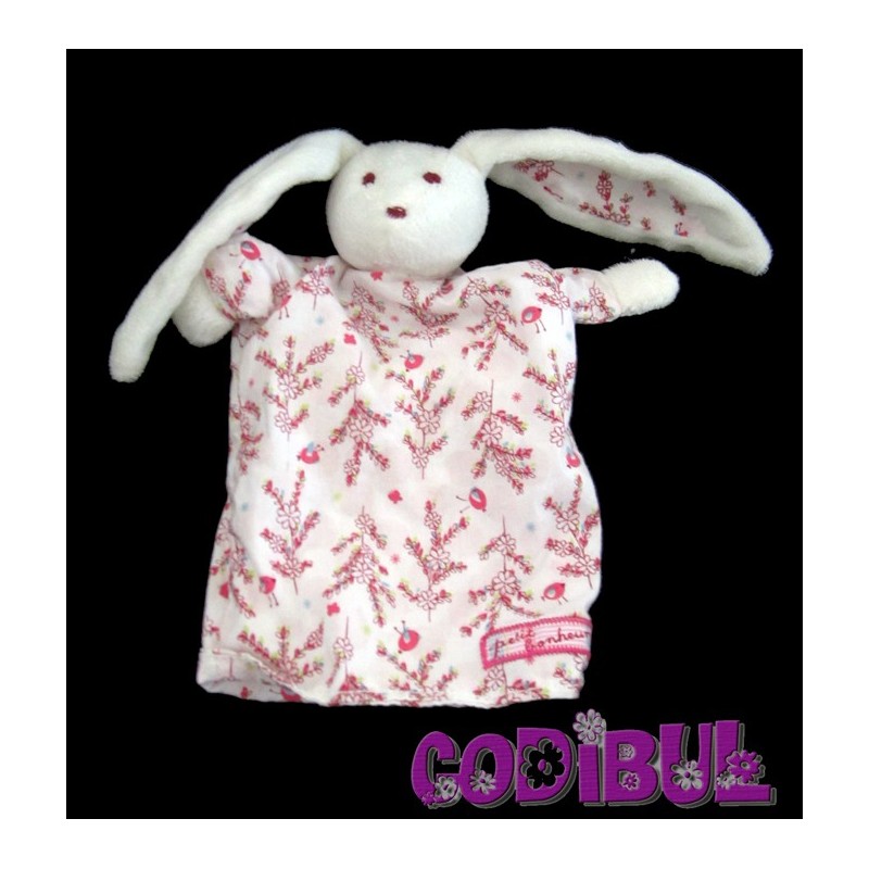 DOUDOU POUPEE FILLE ROSE NOUNOURS