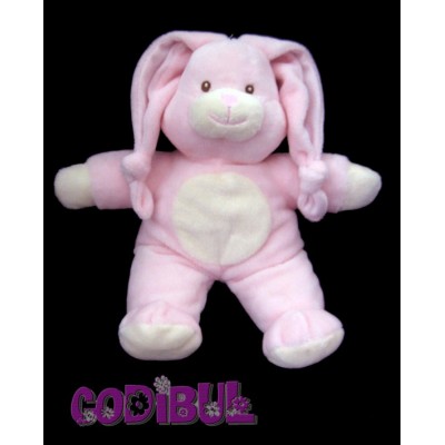 DOUDOU POUPEE FILLE ROSE NOUNOURS