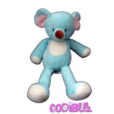 NICOTOY doudou souris bleu