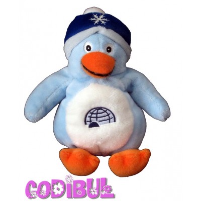 GIPSY Doudou pingouin bleu igloonous