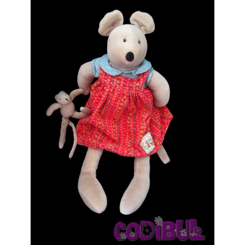 Doudou Nini La Souris Et Son Bebe Moulin Roty La Grande Famille