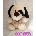 ALPHAPRIM doudou chien en peluche beige marron