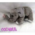 NICOTOY Doudou éléphant gris