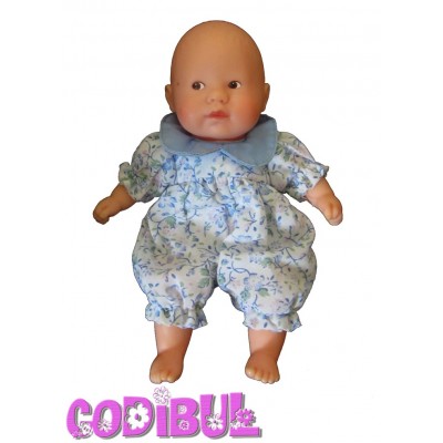 COROLLE Poupée bébé Baby Doll fleurs bleu1999