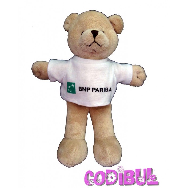 DOUDOU ET COMPAGNIE ours beige BNP PARIBAS