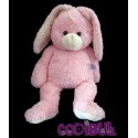 GIPSY Doudou lapin rose peluche