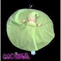 COROLLE doudou vice-versa lutin rose et vert à pois grelot