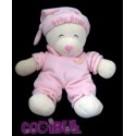 GIPSY Doudou ours Baby Bear rose lune