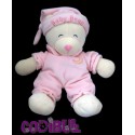 DOUDOU POUPEE FILLE ROSE NOUNOURS