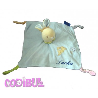 DOUDOU POUPEE FILLE ROSE NOUNOURS