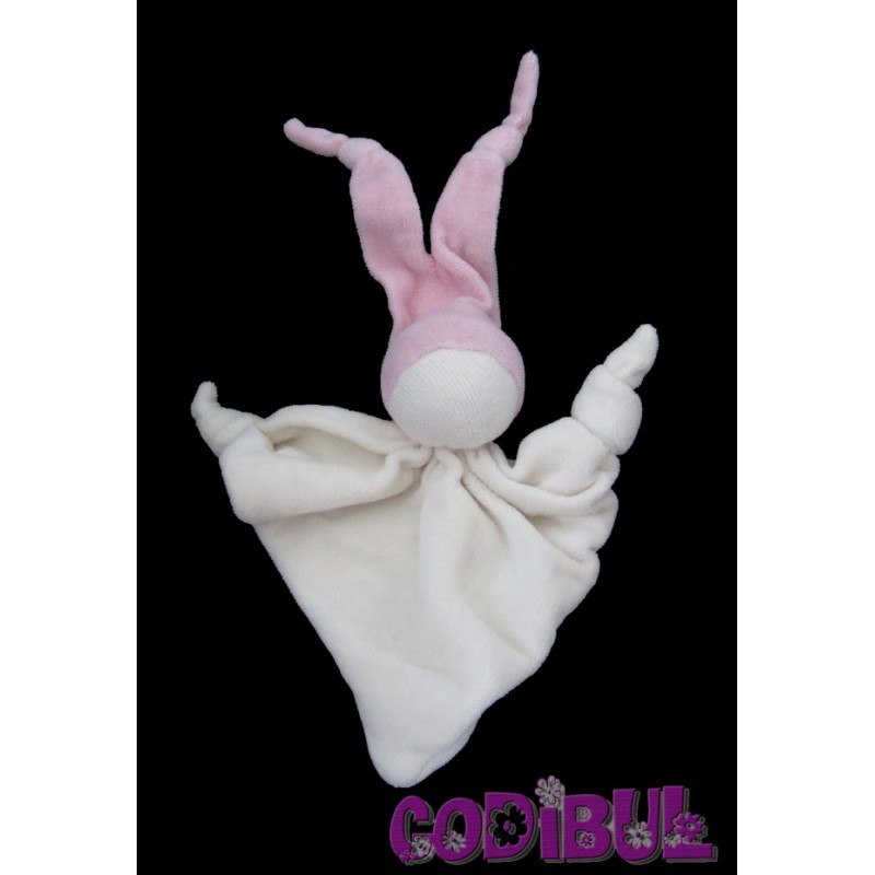 KEPTIN-JR Doudou bio lutin bonnet rose