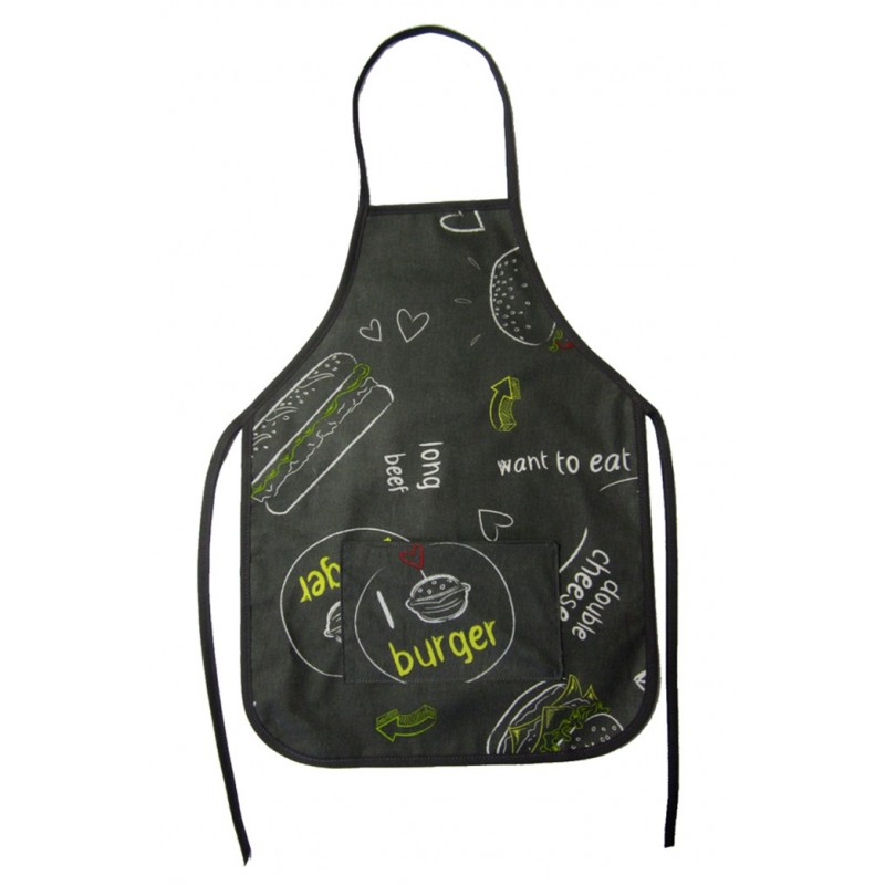 TABLIER DE CUISINE ENFANT "BURGER"