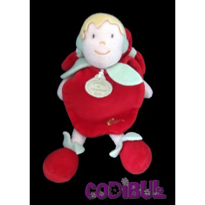 DOUDOU ET COMPAGNIE LUTIN FILLE POMME ROUGE