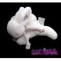 DOUDOU ET COMPAGNIE lapin bonbon blanc et beige 15 cm