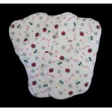 Lingettes lavables 11 cm strawberry * bambou et coton *