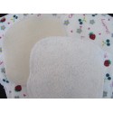 Lingettes lavables 11 cm strawberry * bambou et coton *