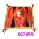 DISNEYLAND Doudou plat tigrou orange papillons