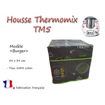 TM5 Housse de protection pour Robot Thermomix "burger"