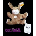 STEIFF doudou peluche lapin marron