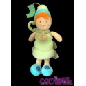 DOUDOU ET COMPAGNIE Mini Doudou chenille verte Les p'tites betes